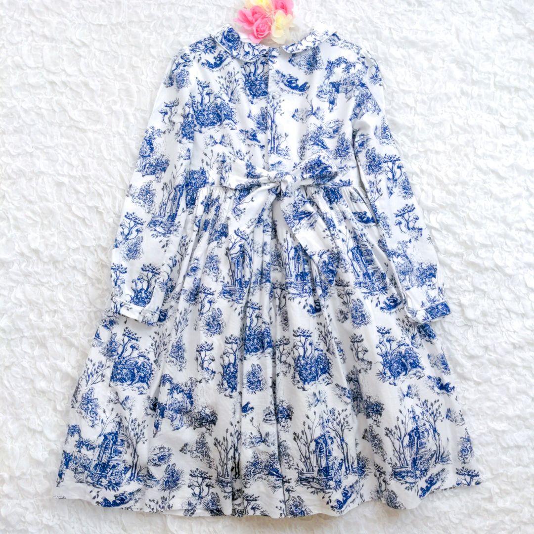 美品】ANNAFIE スモッキングドレスワンピース ジゼル 10y 英国王室