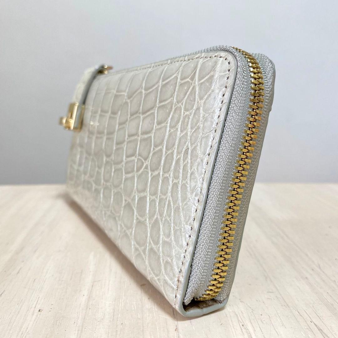 極美品★PELLY LUSSO リアルクロコダイル　財布