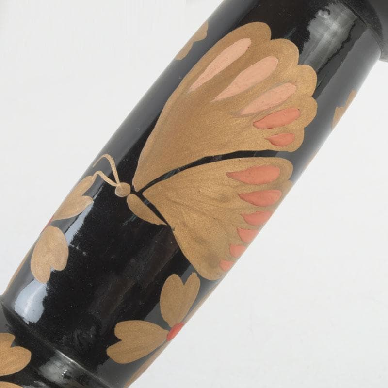 和楽器　和太鼓　金蒔絵花蝶文　鼓胴　能楽　雅楽　N　9289