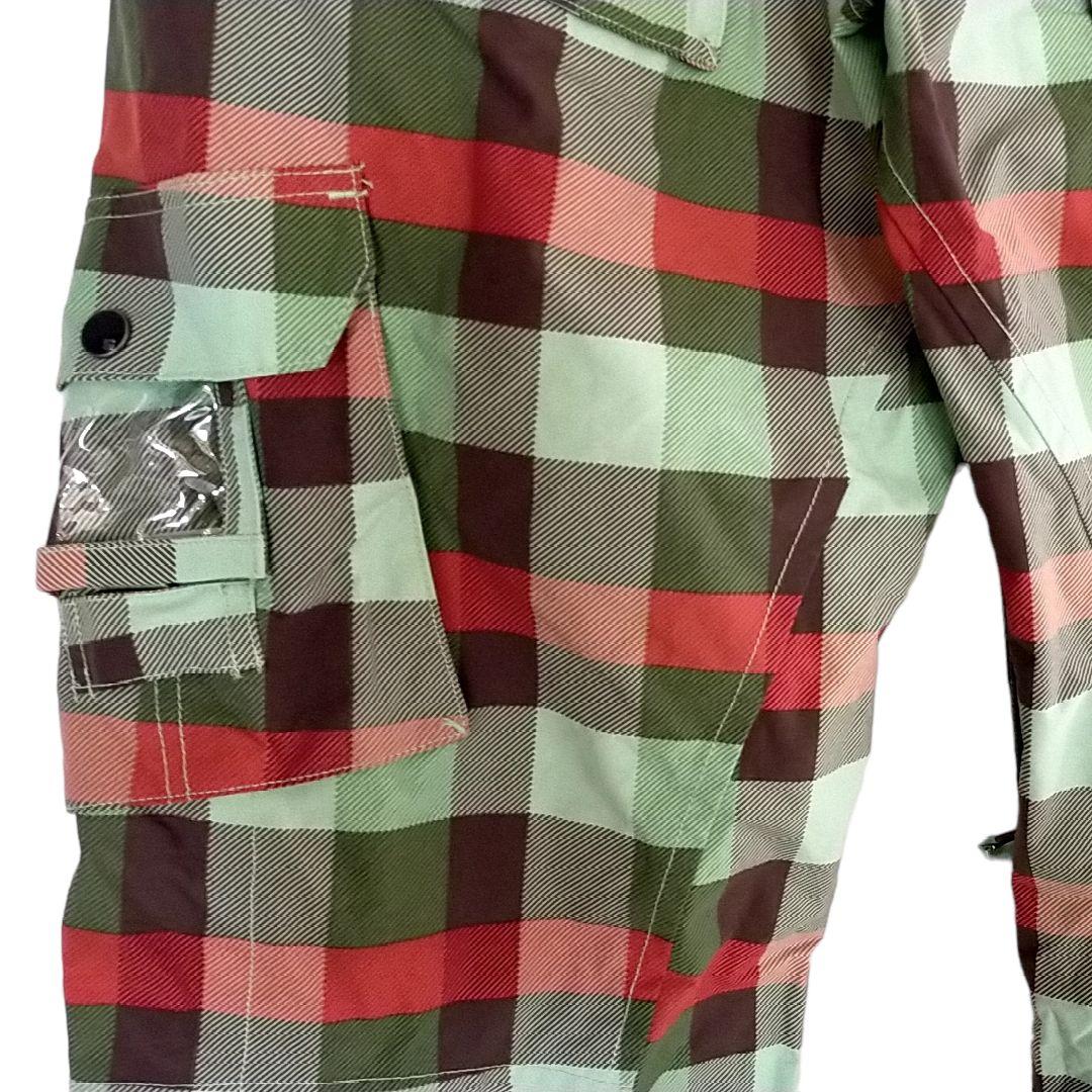 【美品 高機能】US BURTON チェック スキー スノーボード パンツ