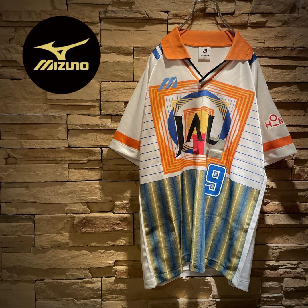 希少】MIZUNO×Jリーグ初代93年/清水エスパルス/awayユニ/No9 - メルカリ