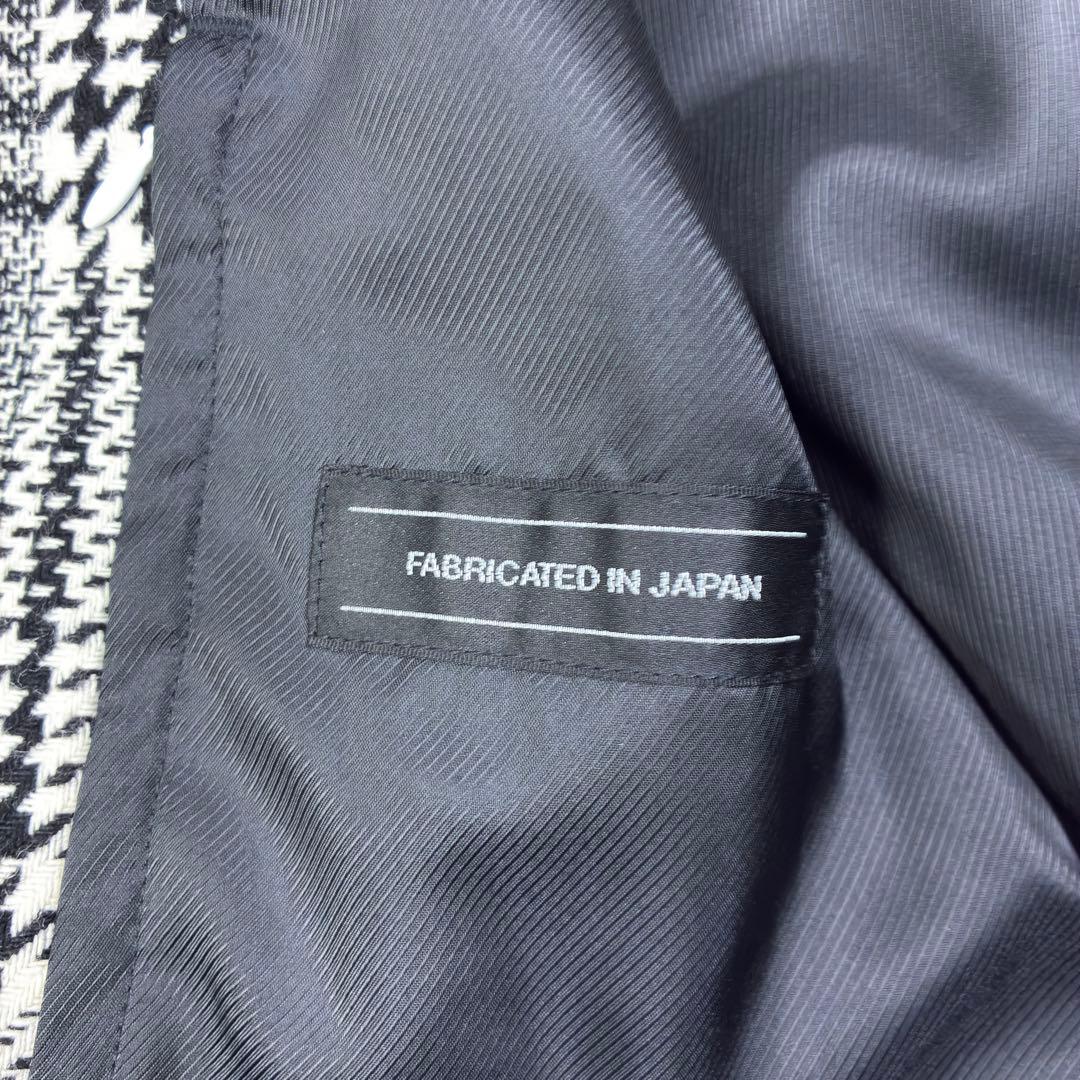 美品　スーツセレクト　ツイード　グレンチェック　チェスターコート　マキシ丈　LL