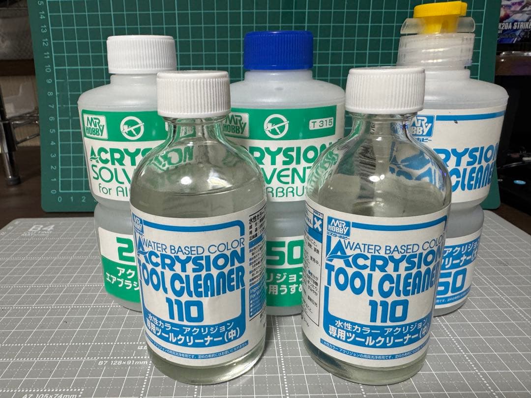 プラモデル塗装引退セット