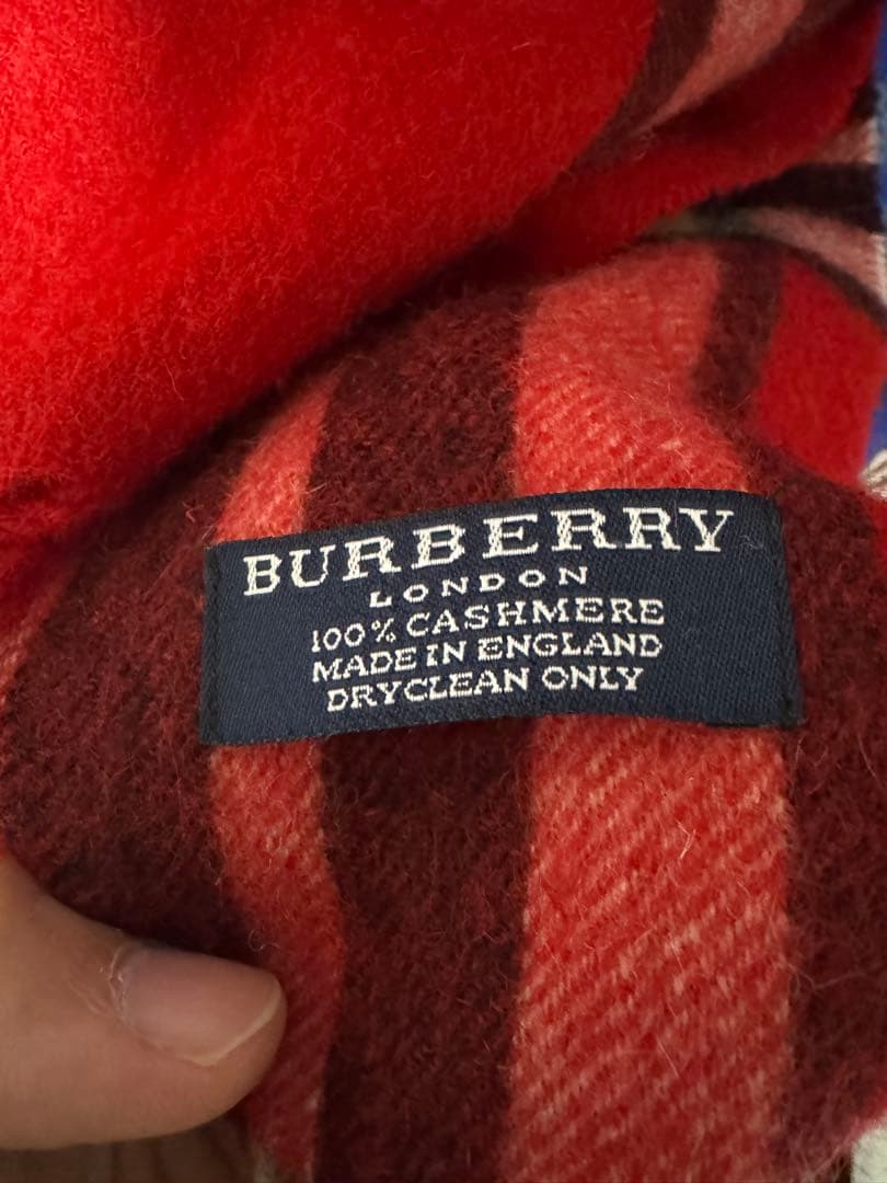 Burberry マフラー　cashmere100%　3点セット