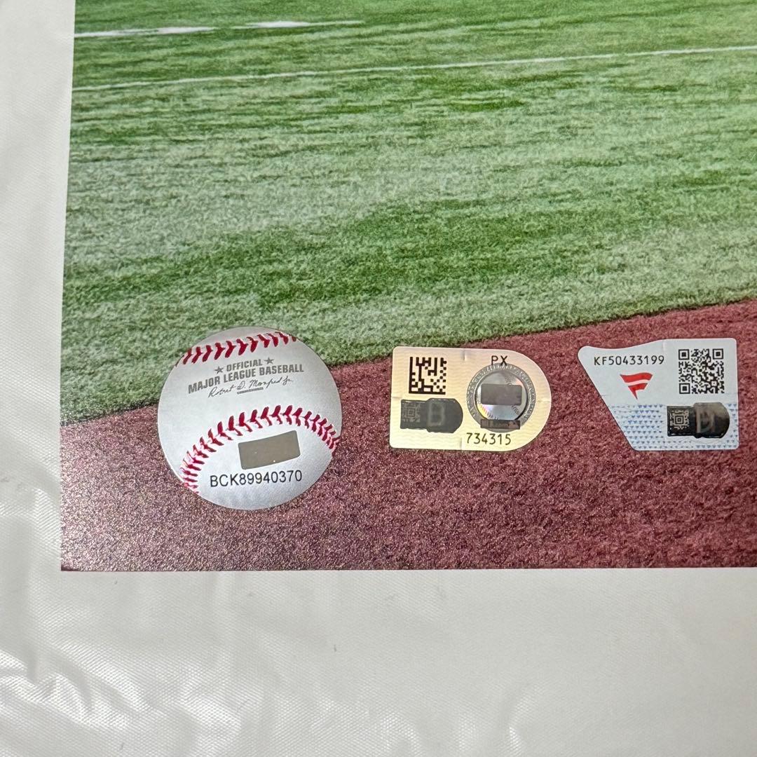 正規品！佐々木朗希 直筆サイン フォト MLB Fanatics ホログラム