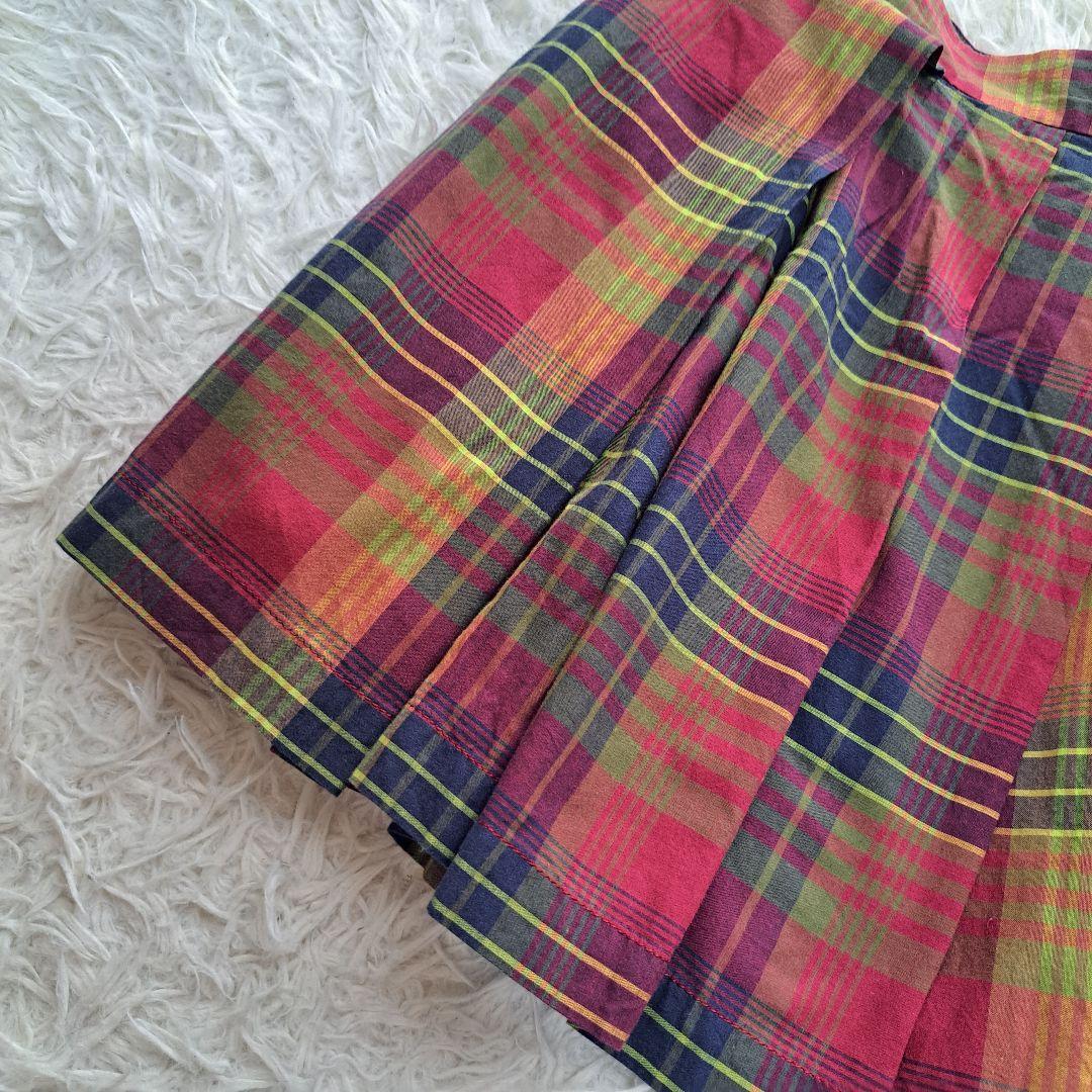 【Vivienne Westwood】タータンチェック　フレア　ミニスカート