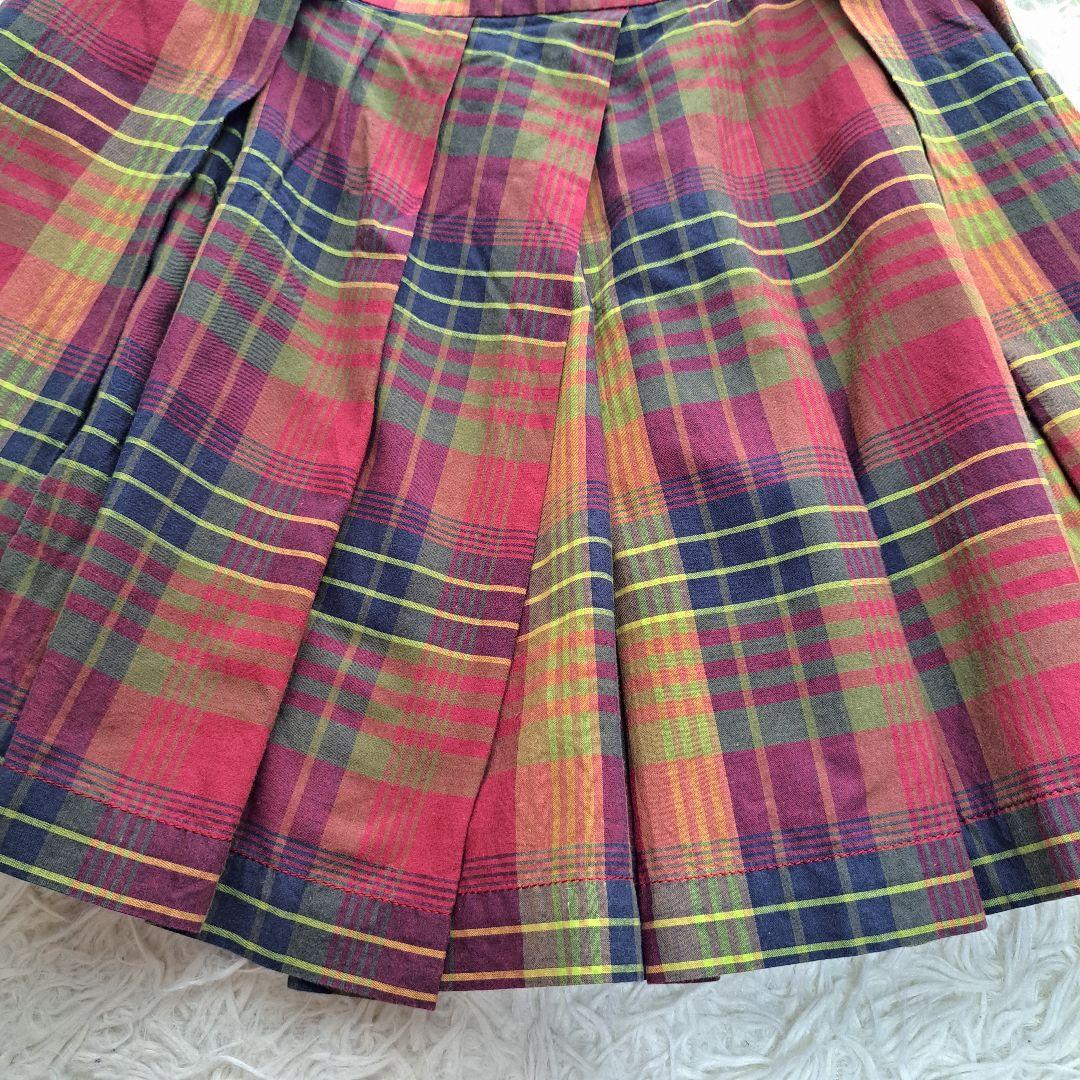 【Vivienne Westwood】タータンチェック　フレア　ミニスカート