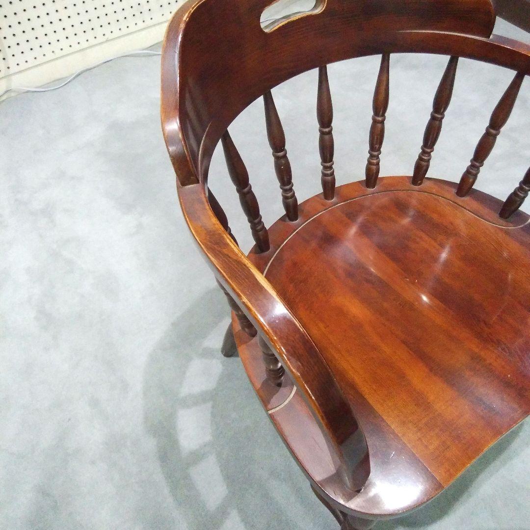 柏木工 木製ダイニングチェア アームチェア ヴィンテージ