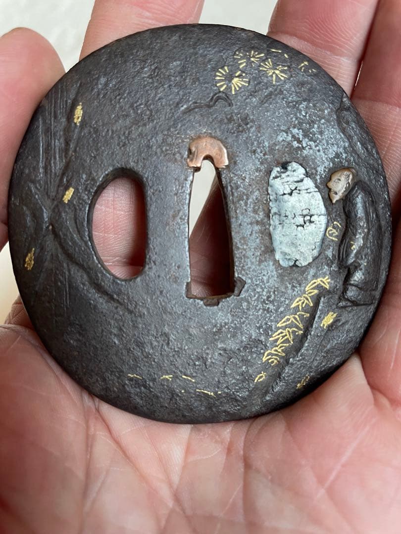 鍔　骨董品　時代物