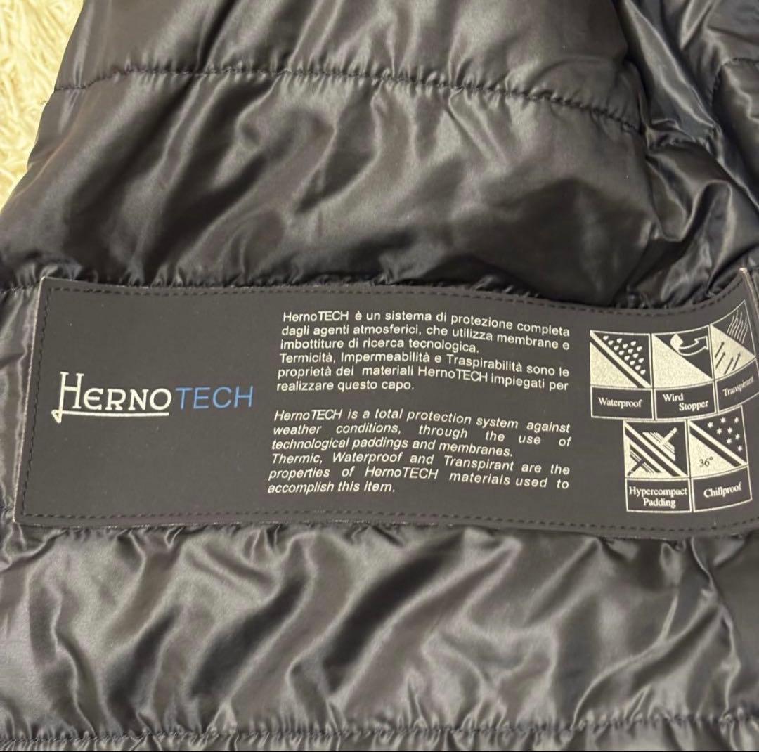 ヘルノ hernoネイビー チェスターコート