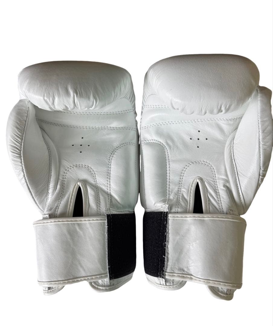 KENMAX ボクシンググローブ 16oz ホワイト/レッド/ブラック
