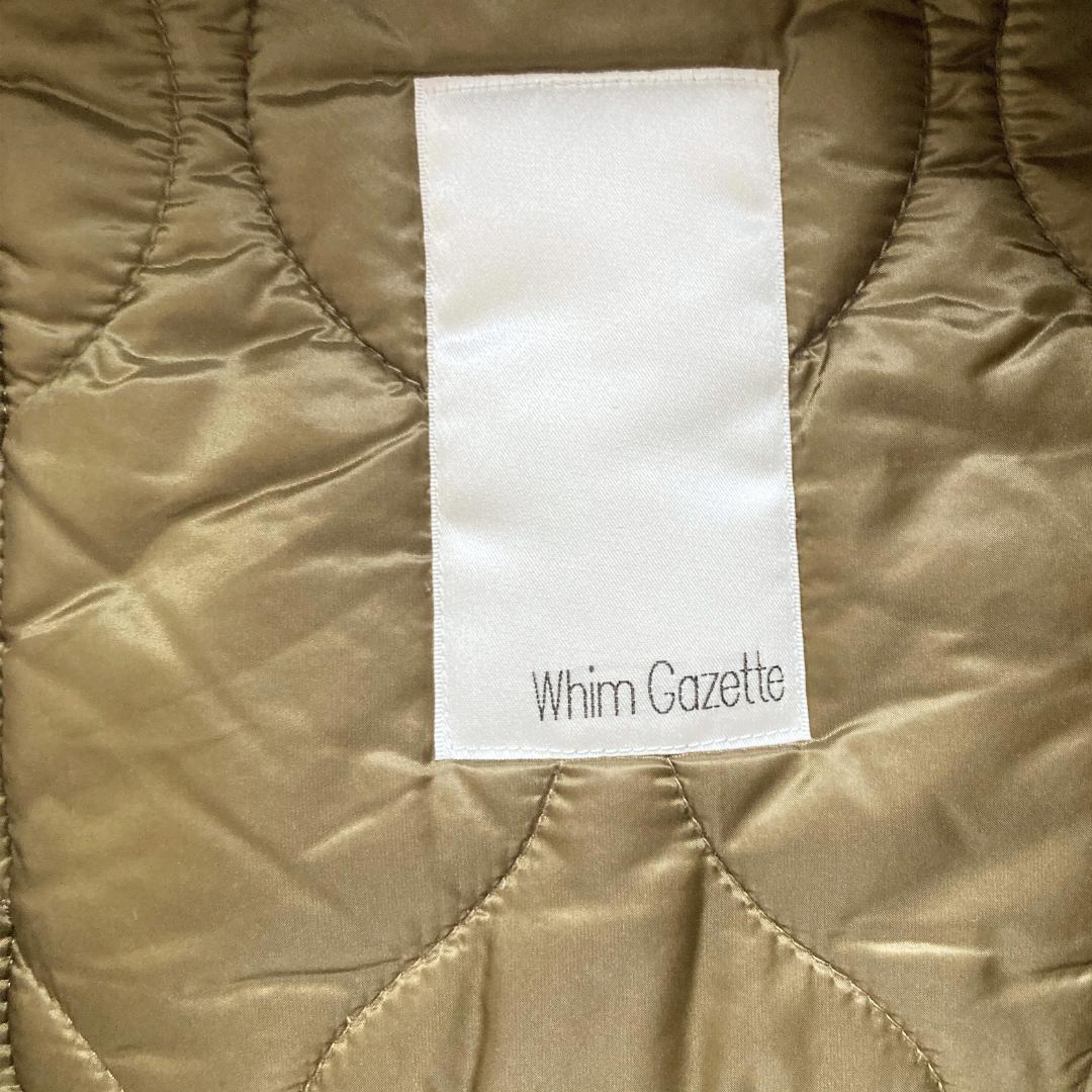 美品　ウィムガゼット　キルトジャケット付きモッズコート　カーキ