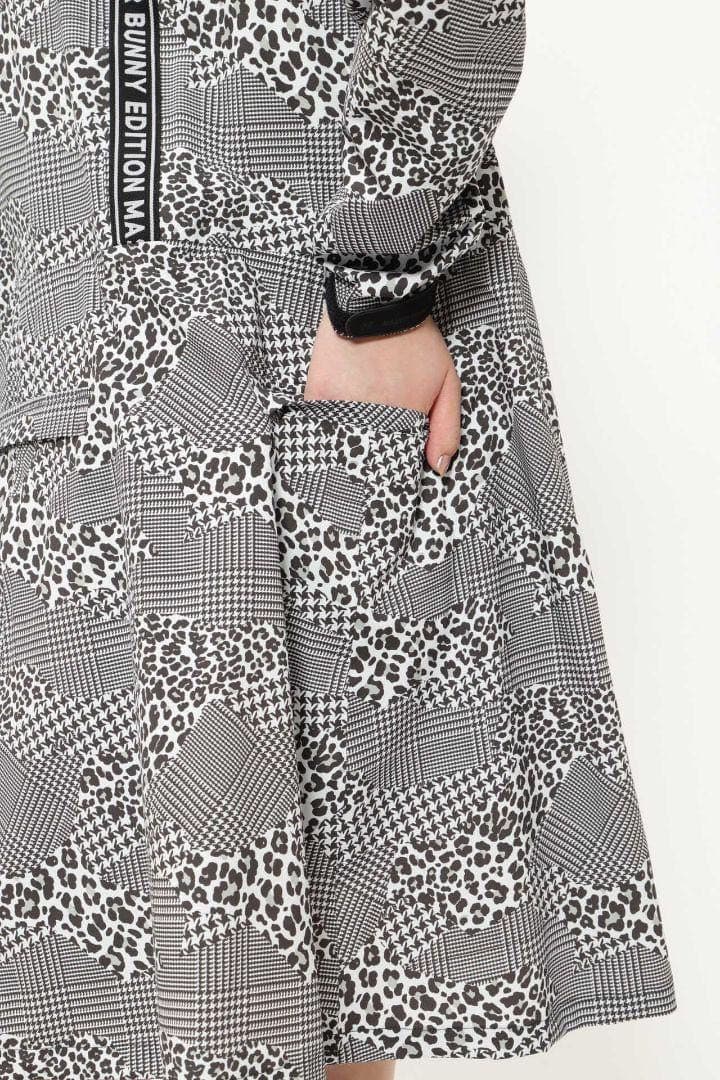 新品MASTER BUNNY EDITION レインワンピース レオパード柄