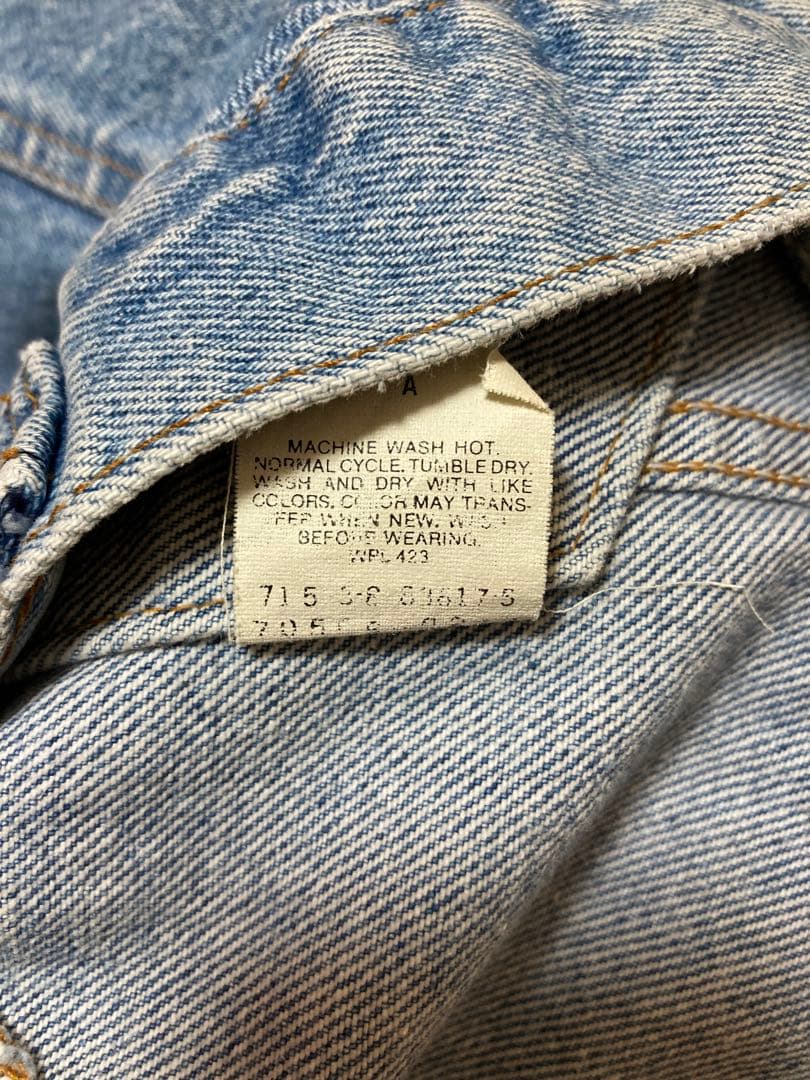 USA製 80s Levi's リーバイス 70506 Gジャン 42 4th