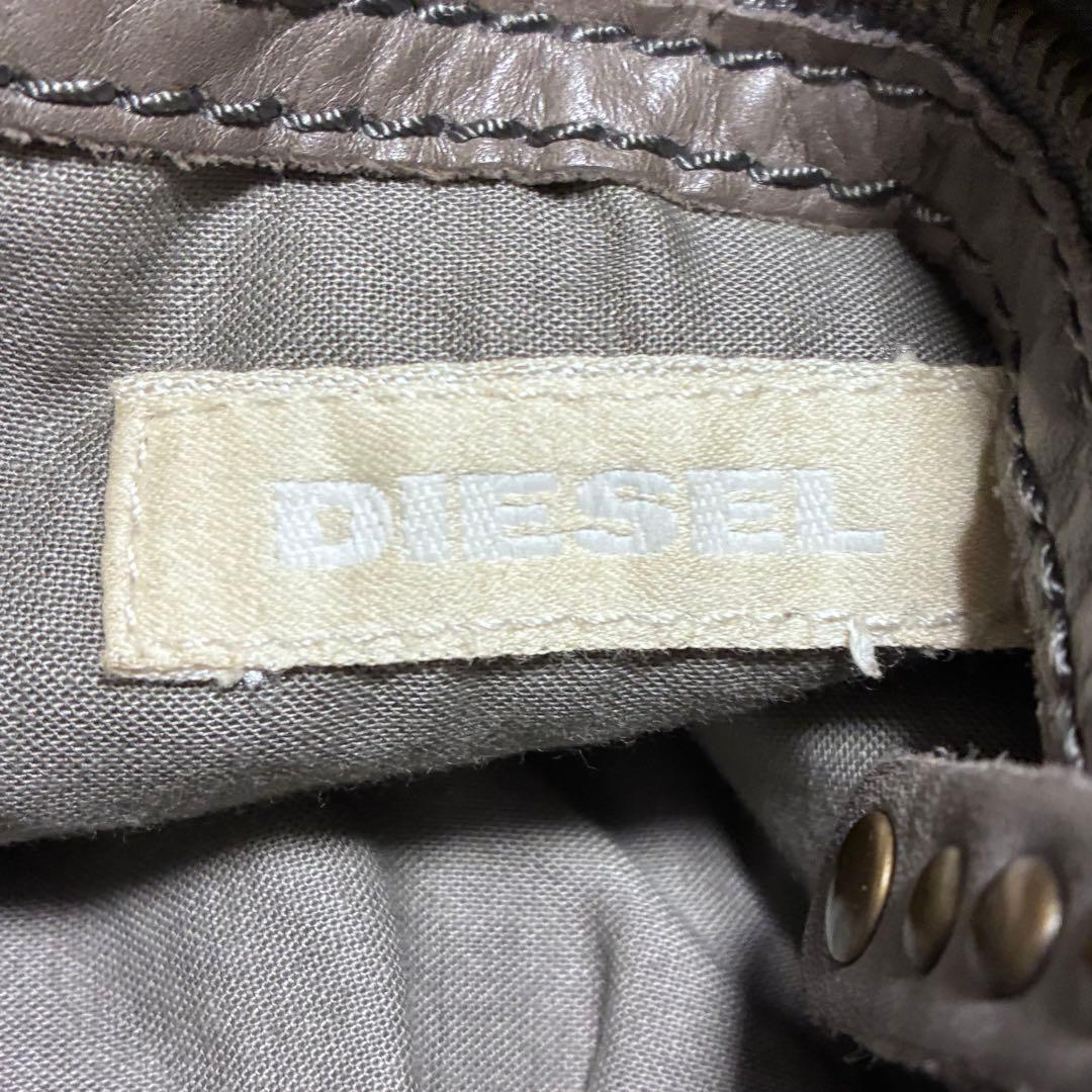 希少　00s ディーゼル　バナナショルダーバッグ　スタッズ　三日月型　y2k