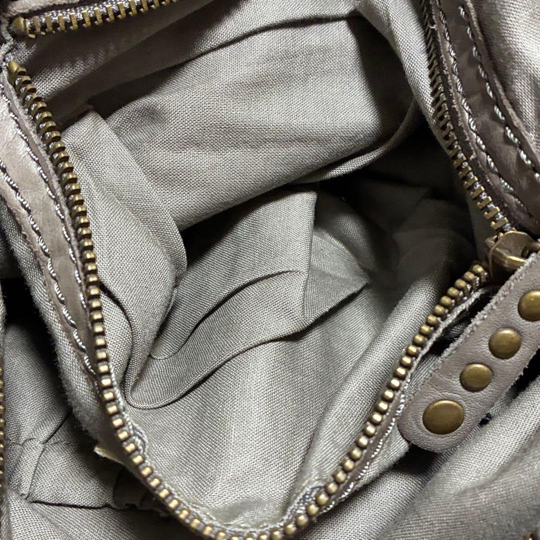 希少　00s ディーゼル　バナナショルダーバッグ　スタッズ　三日月型　y2k