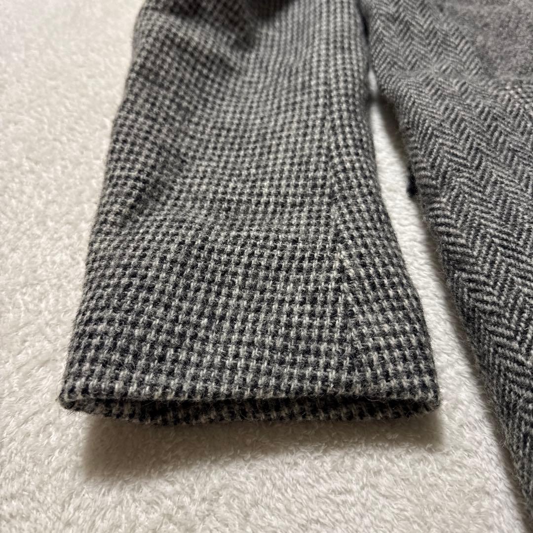 希少極美品 ビューティアンドユース ハリスツイード チェスターコート L 羊毛