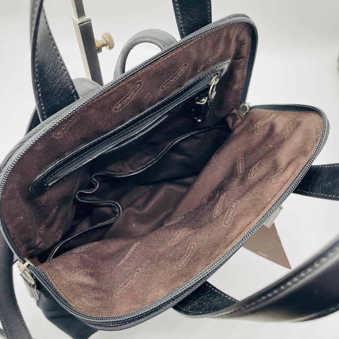 オールドコーチ　バックパック　7404 マーサーコレクション　ブラック　美品