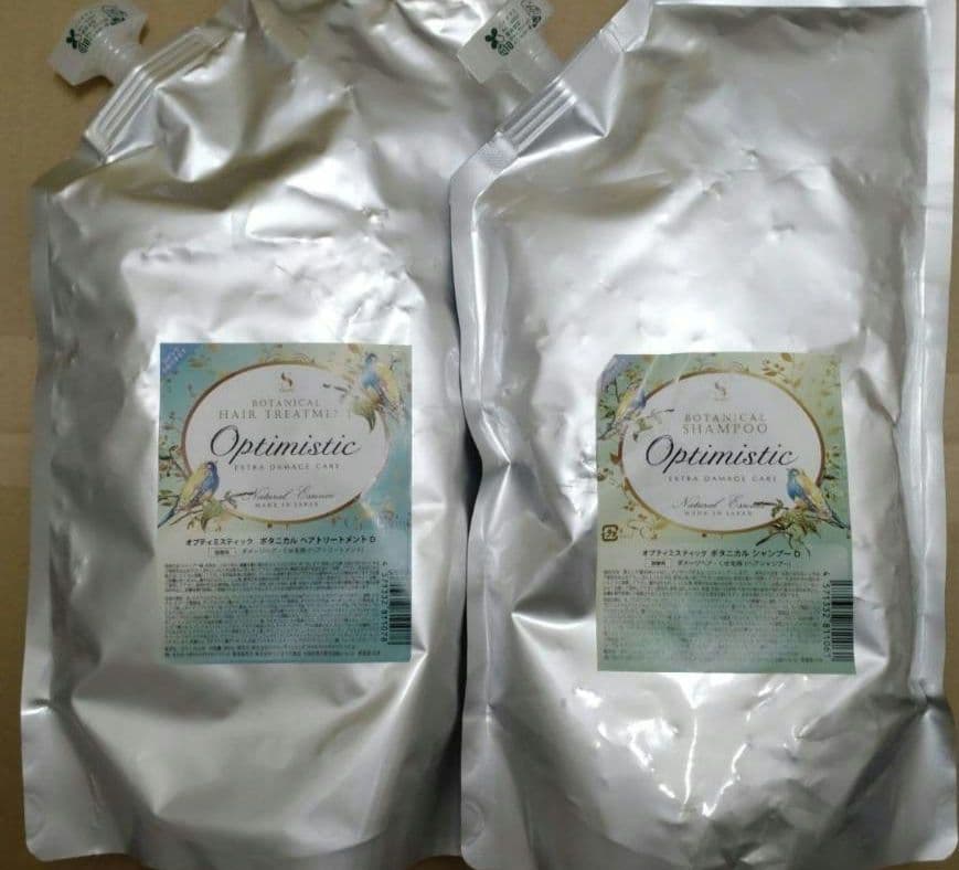 Optimistic ボタニカルシャンプーD +ヘアトリートメントD 900mL Optimistic｜ボタニカル シャンプー D 900mL&ボタニカル ヘア