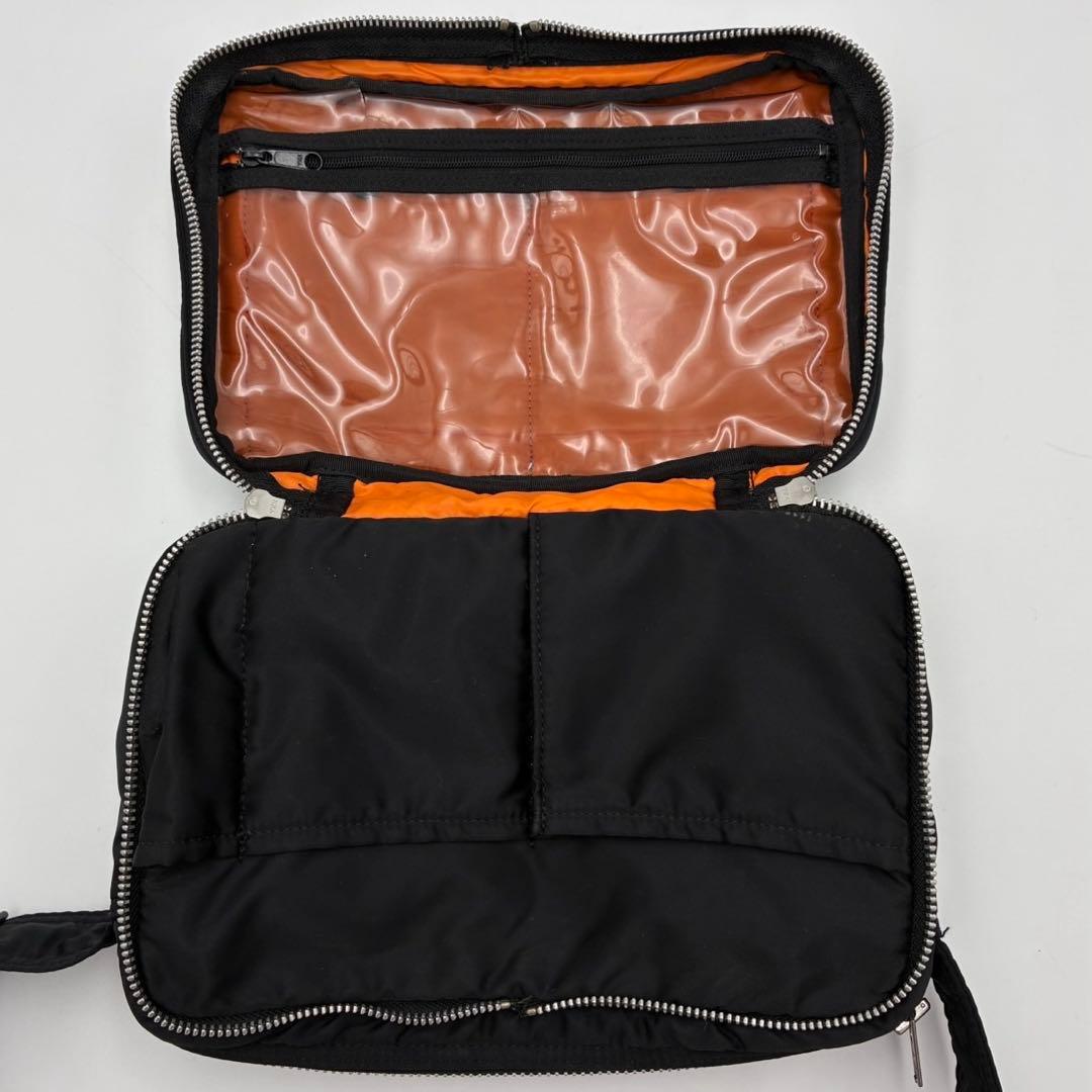 ポーター タンカー ショルダーバッグ S ブラック ナイロン 2層 多機能