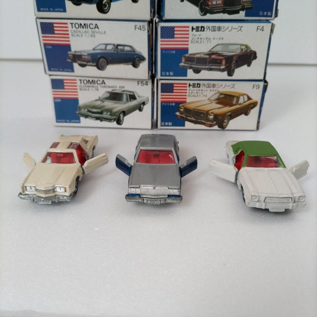 トミカ日本製 外国車シリーズF 青箱 6台セット - メルカリ