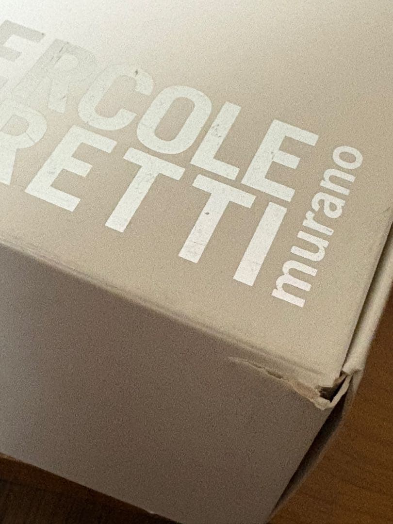 Ercole Moretti ガラスプレート 円形　24cm