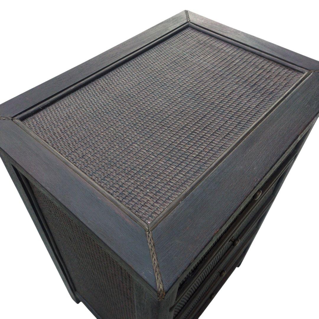 高品質 横浜 Kazama 風間ラタン 4段 ラタンチェスト / 整理棚