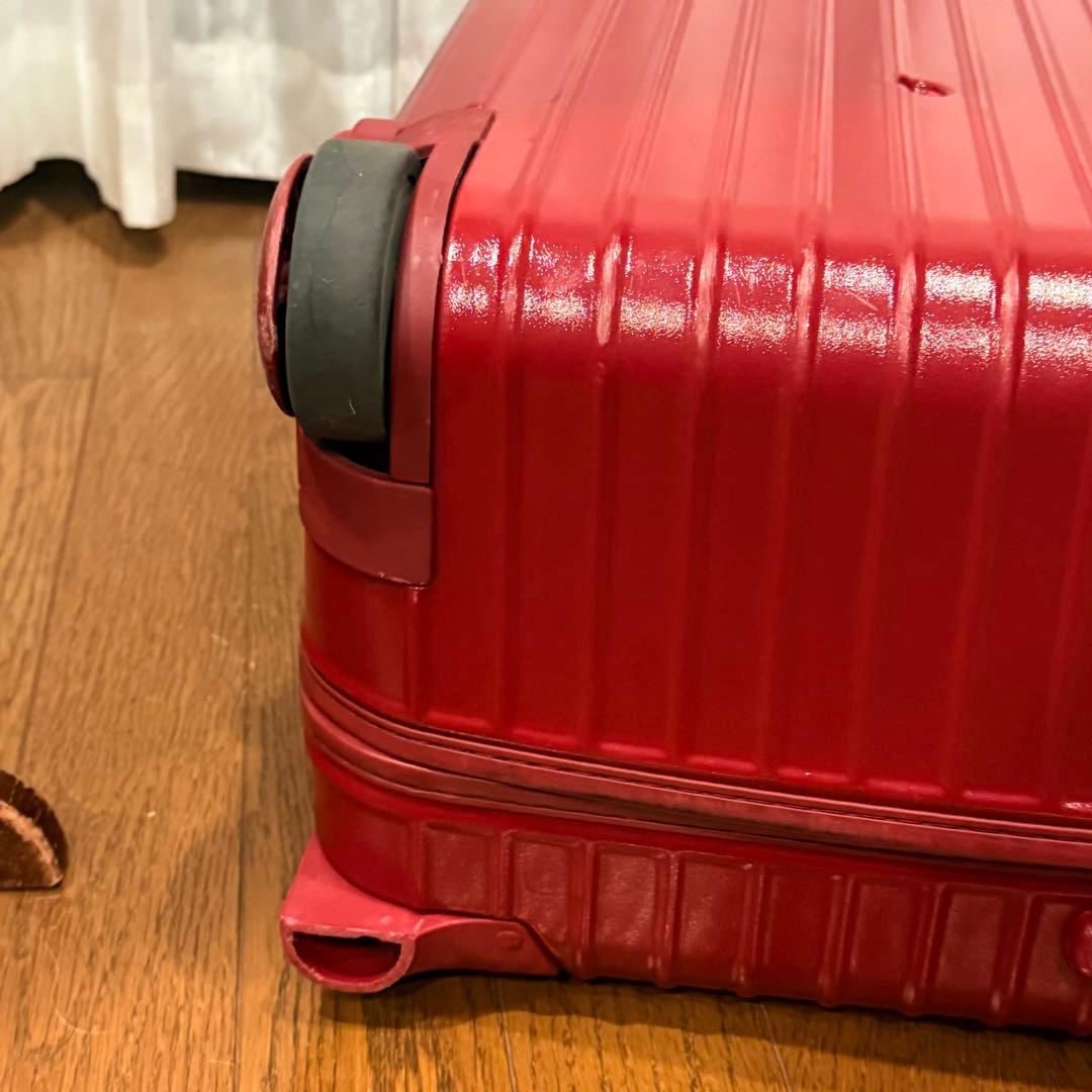 ❣️RIMOWA リモワ レッド キャリーケース 大型 レッド スーツケース ２輪