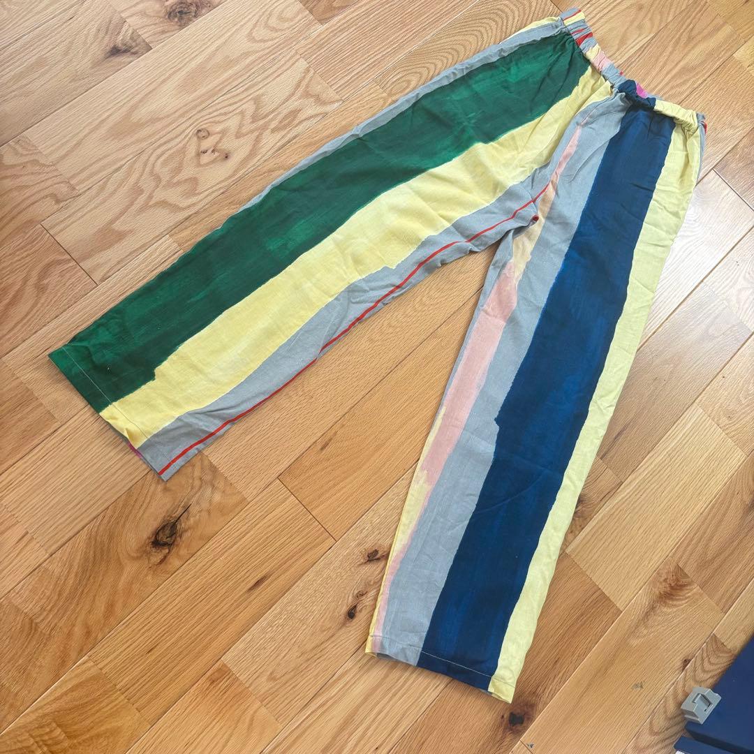 PAMM 知性のストライプパンツ 海砂利 サイズ1