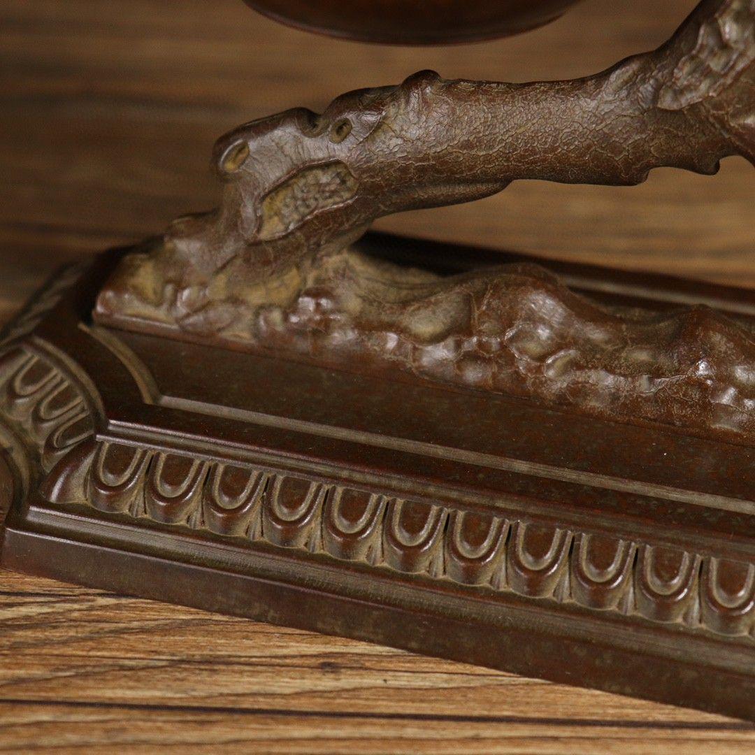 銅 細工 松迎客松弔炉を弔り 檀香を沈める香炉