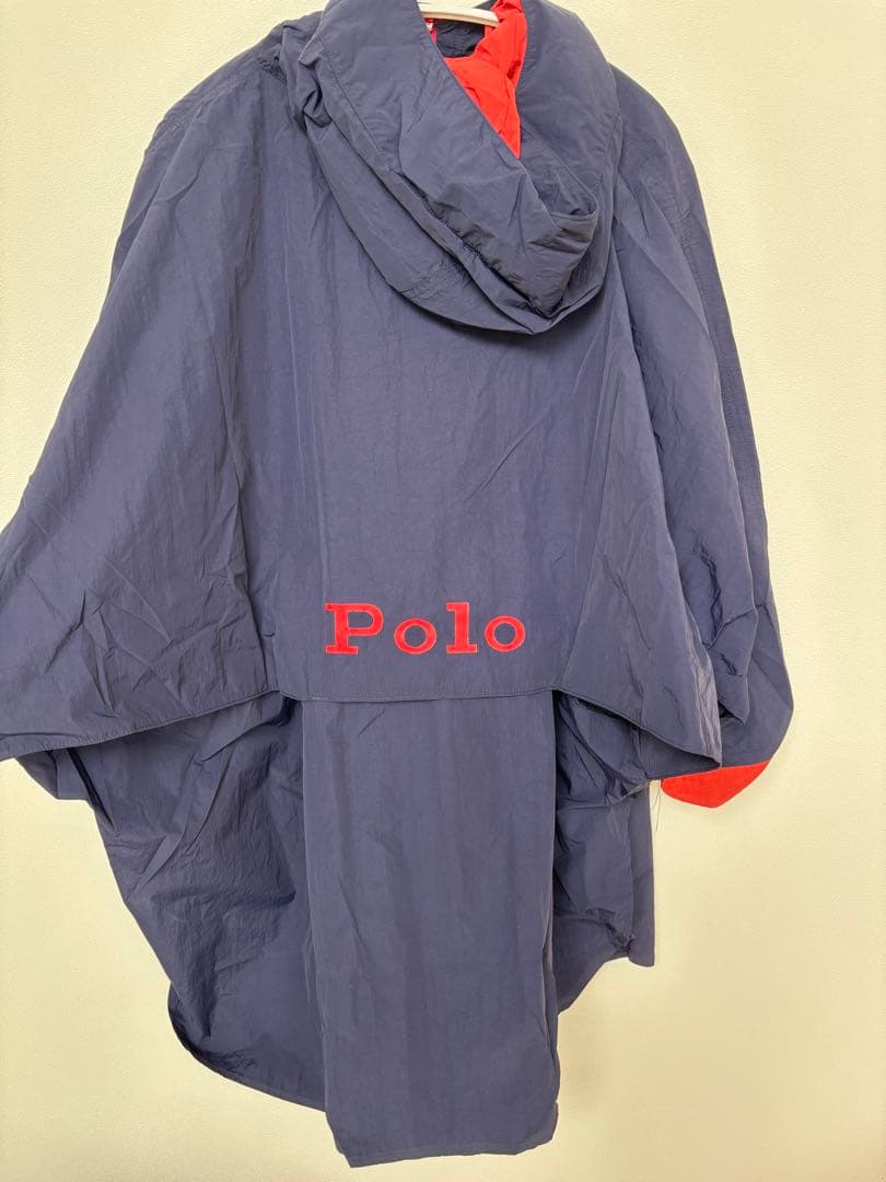 【新品タグ付】POLOポロベア レインポンチョ ネイビー