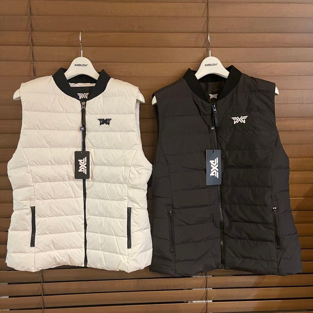 【白L】PXG ゴルフ レディース トップス ダウンベスト
