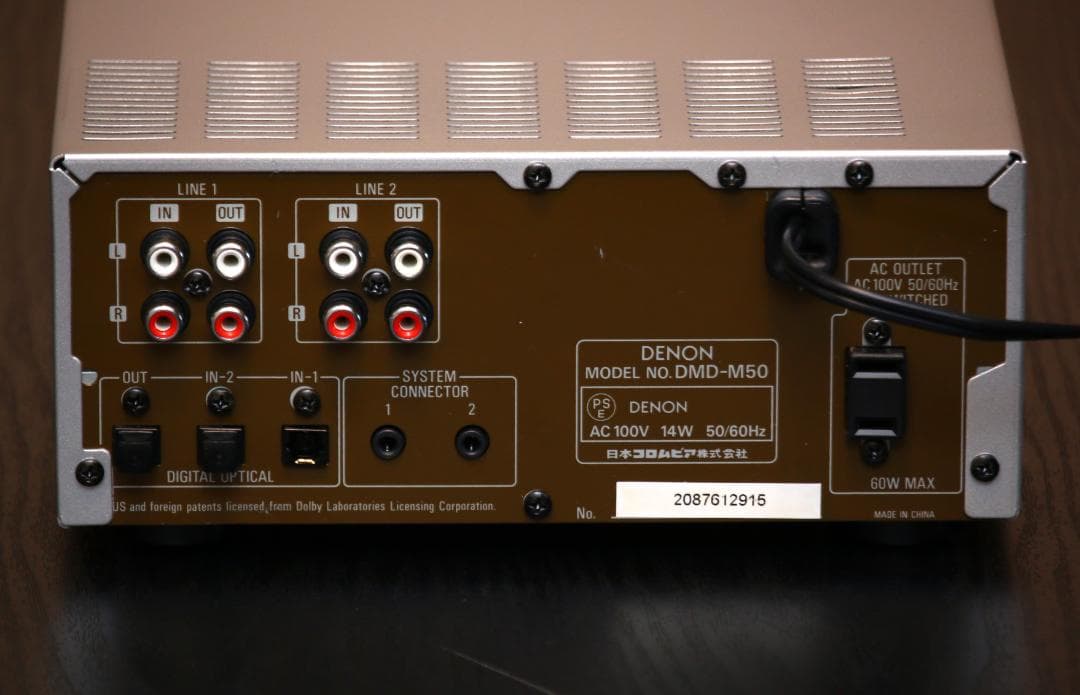DENON DMD-M50 MDデッキ MDプレイヤー/レコーダー 完動品