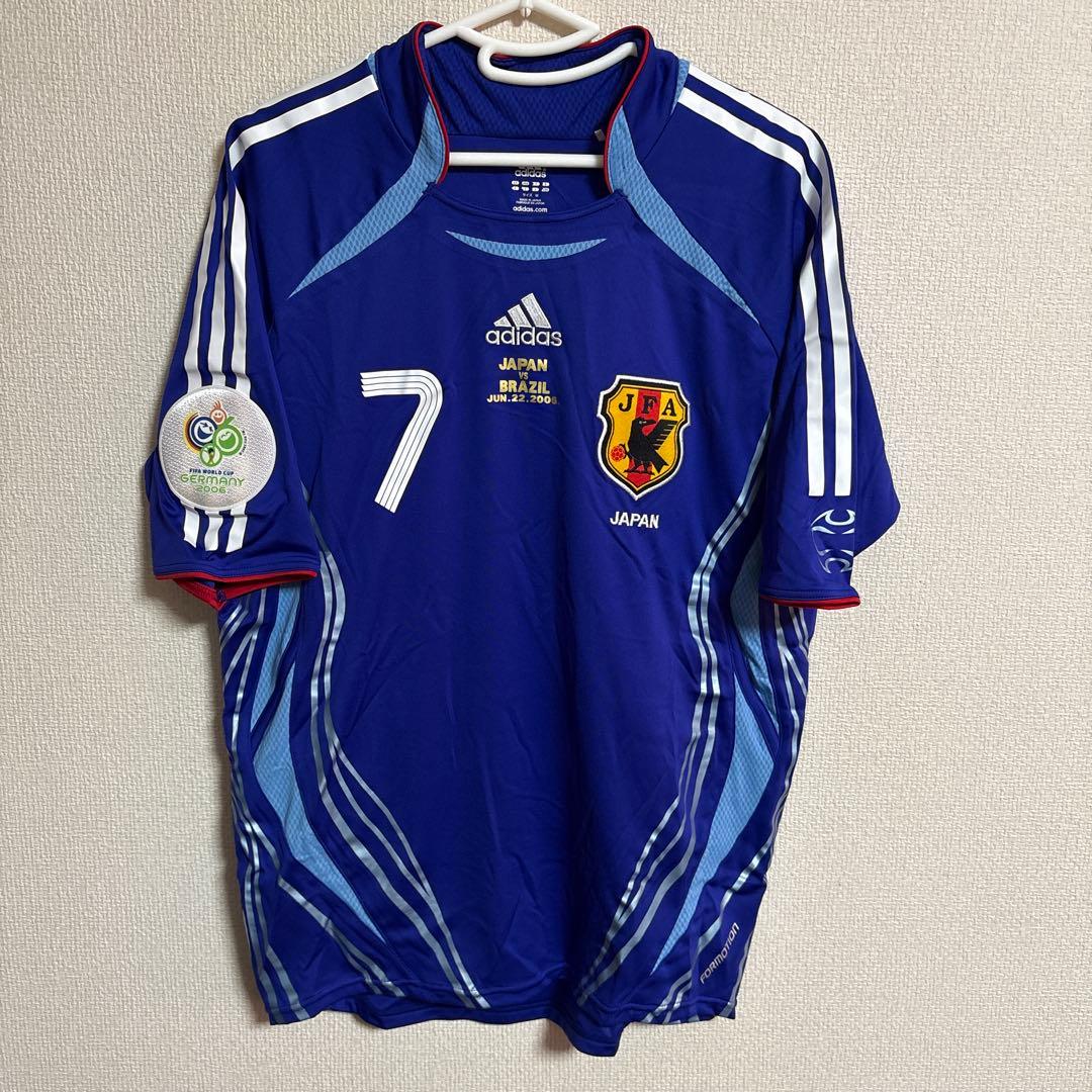 日本代表　中田英寿　2006年　オーセンティック　ユニフォーム　ブラジル戦 サッカー日本代表 日本代表 中田英寿 2006年 オーセンティック