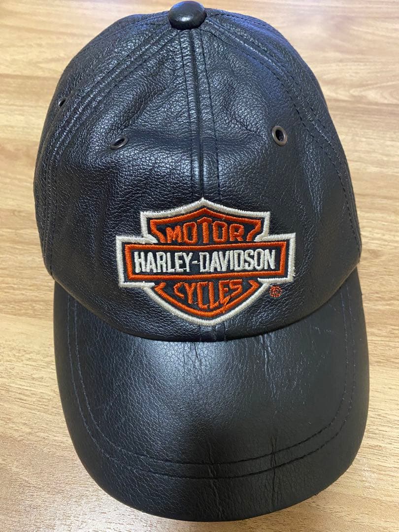 ハーレーダビッドソン〉 レザーキャップ - メルカリ