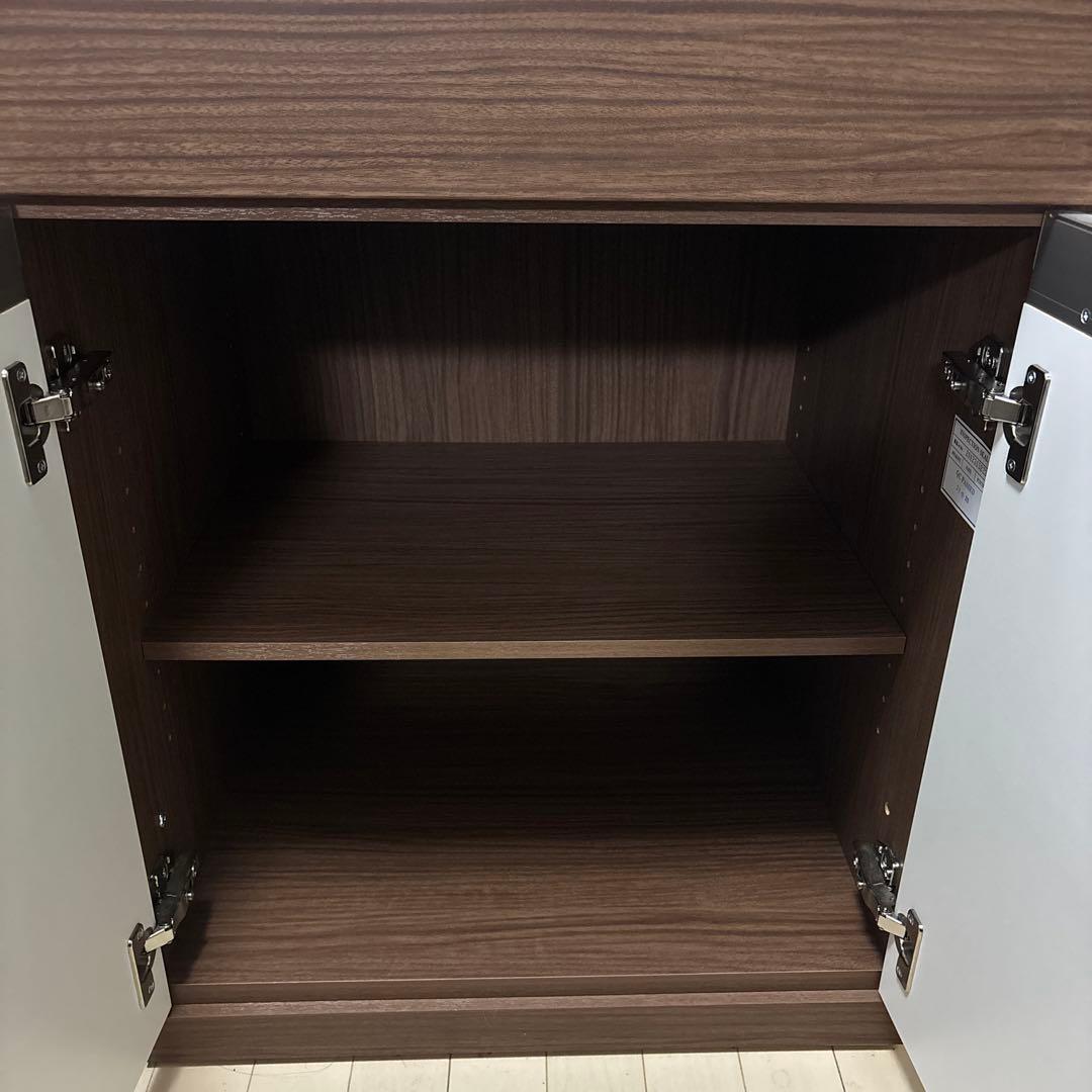 ニトリ カップボード キッチンボード キッチンカウンター 食器棚 リガーレ