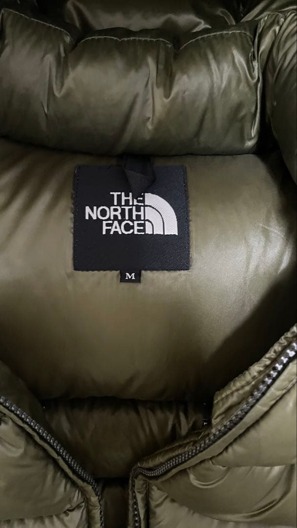 【M】900FP ノースフェイスメトロ ダウンジャケット オリーブカーキ