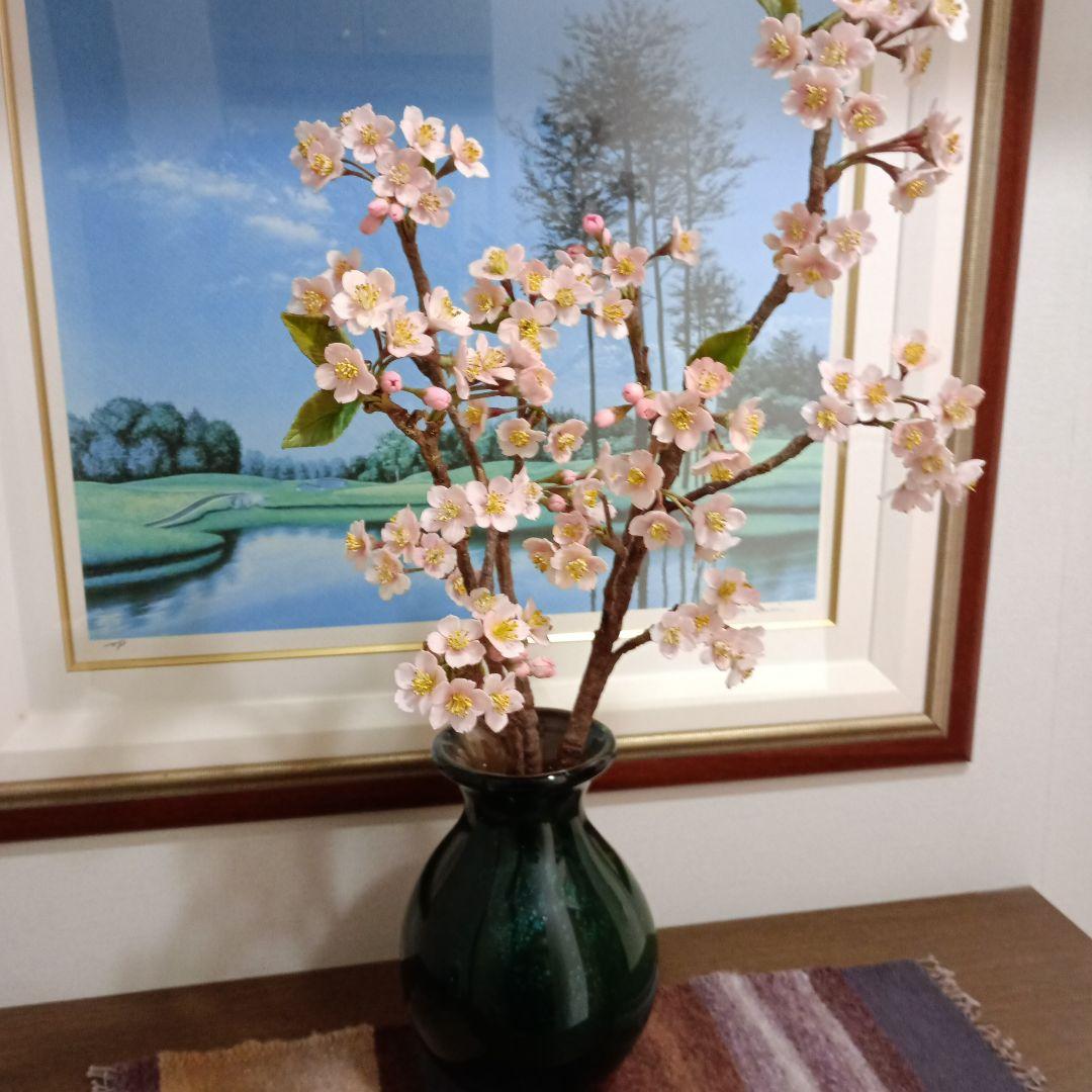 専用　さくらのアレンジメント　クレイフラワー　樹脂粘土