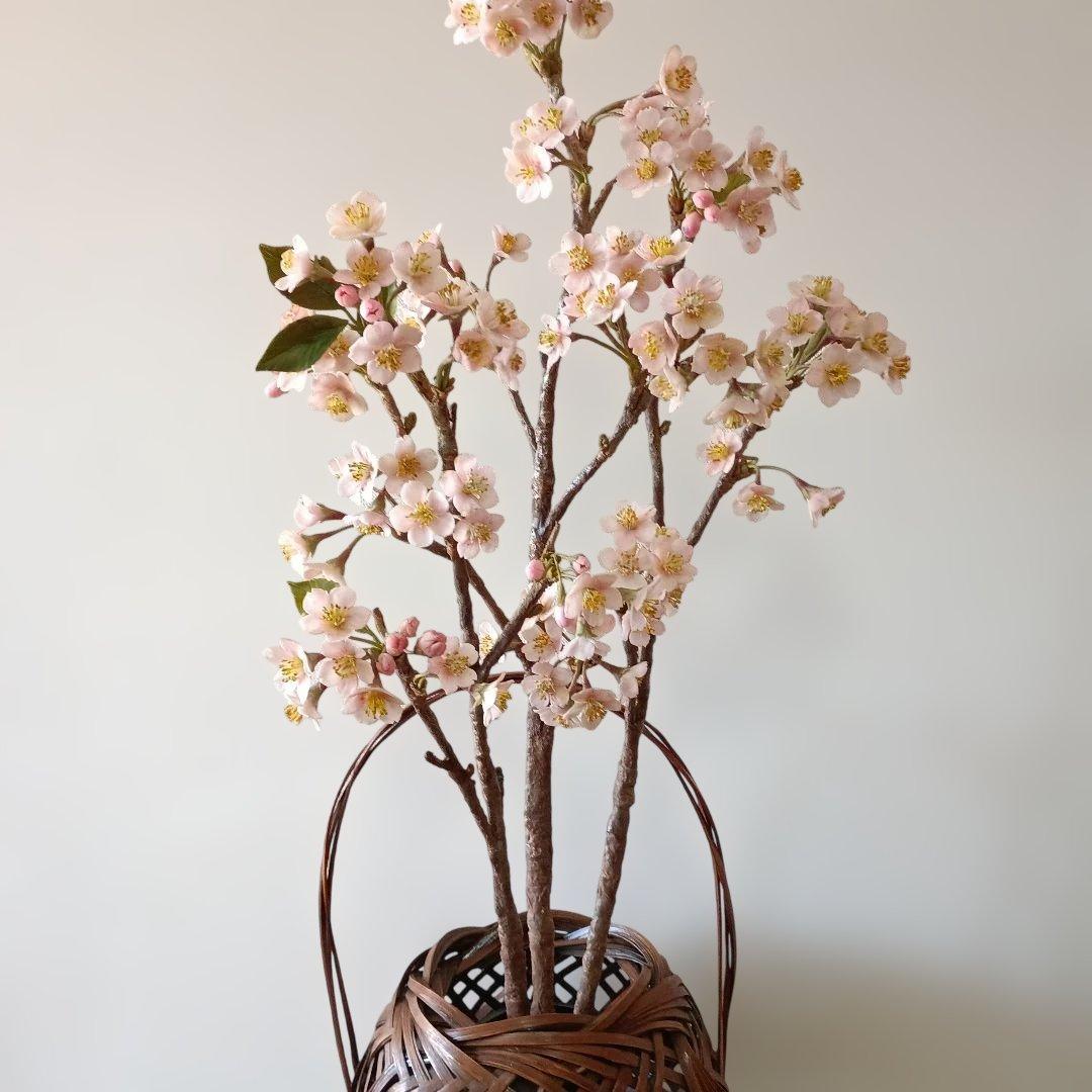 専用　さくらのアレンジメント　クレイフラワー　樹脂粘土