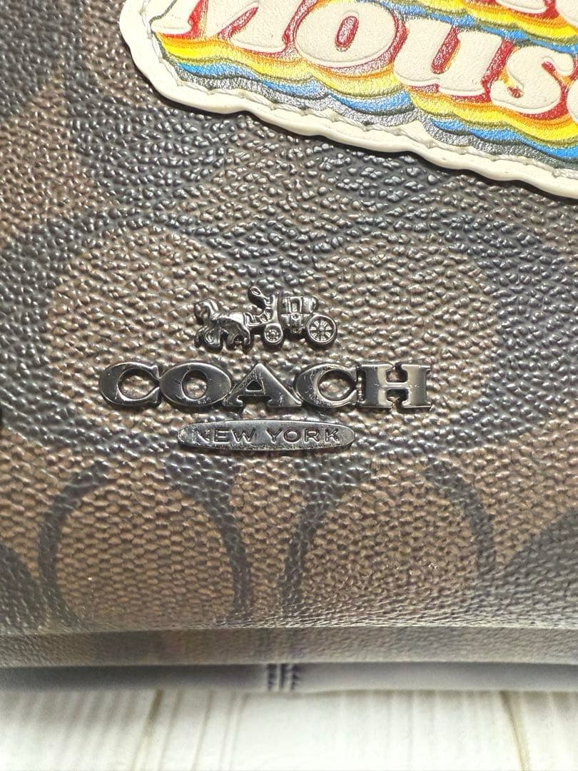 【美品】COACH コーチ ミッキー バックパック F29355