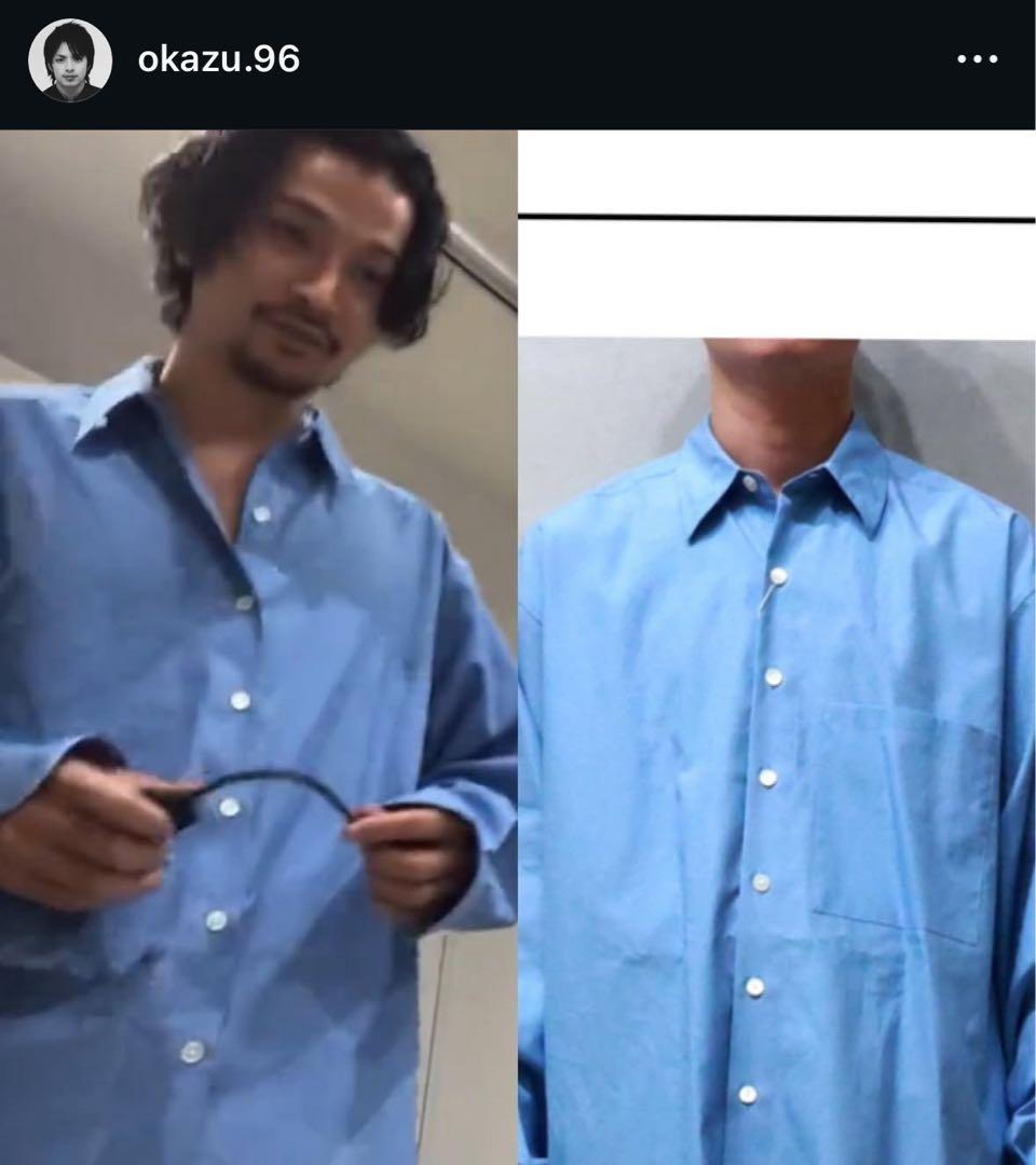 AURALEE 水色長袖シャツ King Gnu常田大希 着用 - メルカリ