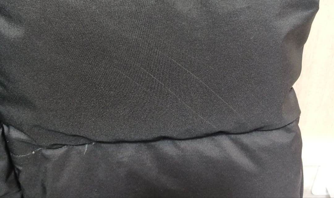 THE NORTH FACE ダウンコー XS ブラック 刺繍ロゴ ドライベント