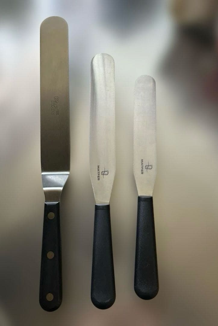 製菓用スパチュラ3本セット スパチュラ シリコンへら 4点セット 製菓道具 製菓用品 ヘラ 調理器具