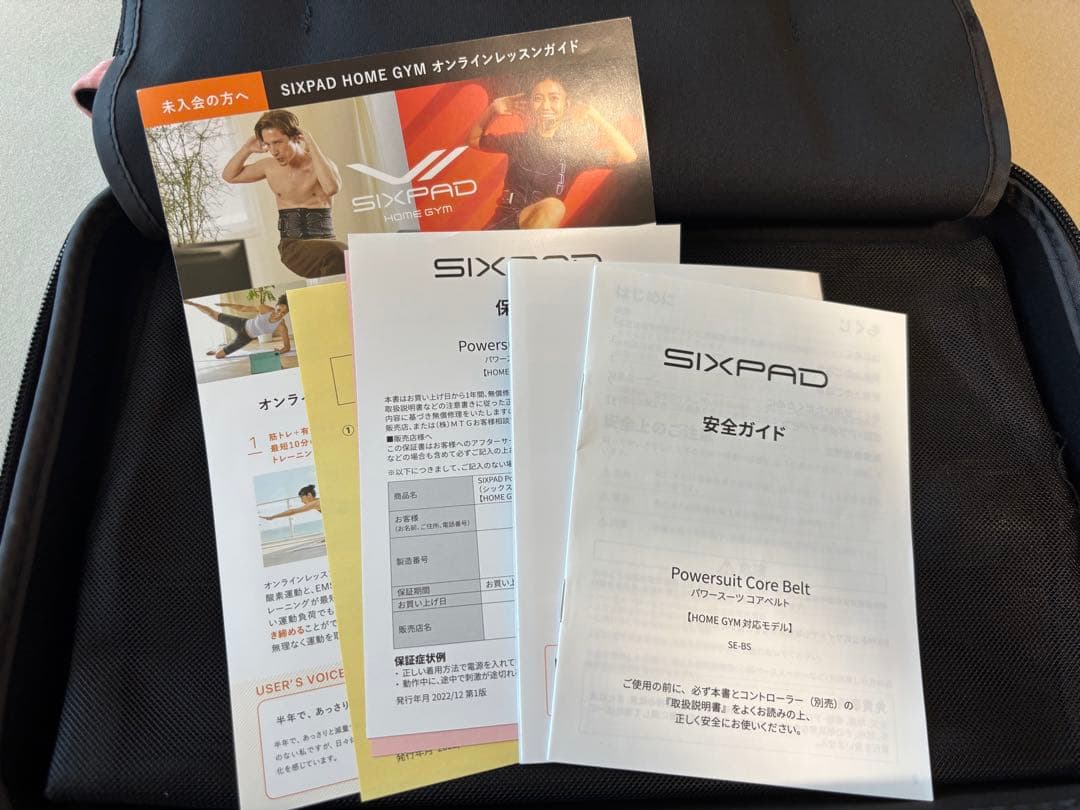 シックスパッド SIXPAD パワースーツコアベルト ピンクMサイズ