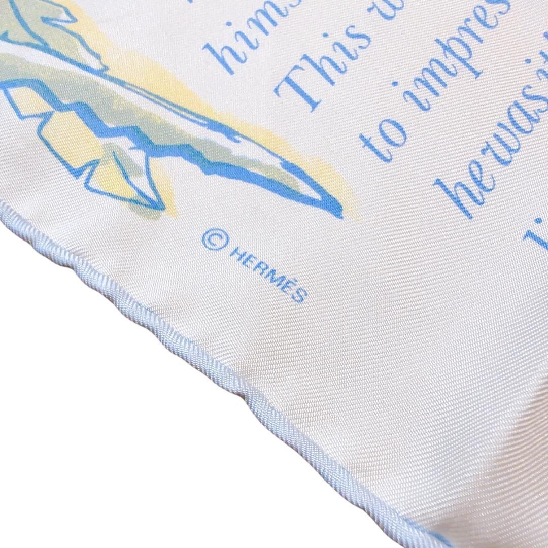 ◇エルメス◇シルク/スカーフ/プチカレ/クロコダイルのクロヴィス/希少/タグ付き