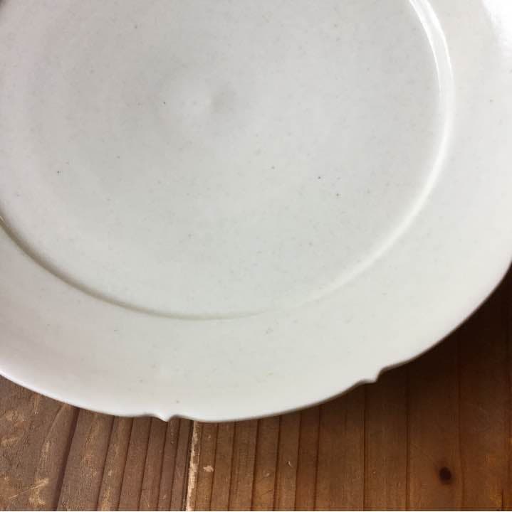 阿部春弥 Abe Haruya 白磁 輪花 皿 白いうつわ デルフト 伊藤聡信