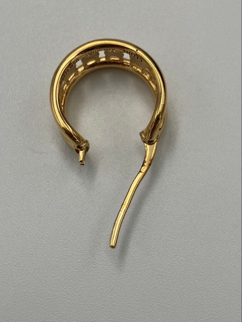 【片耳のみ】CELINE セリーヌ マカダム ピアス