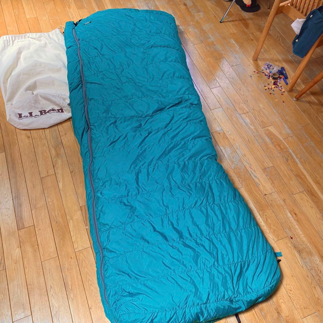 LLBean ダウン シュラフ 布団　グースダウン 946g 美品 ロング
