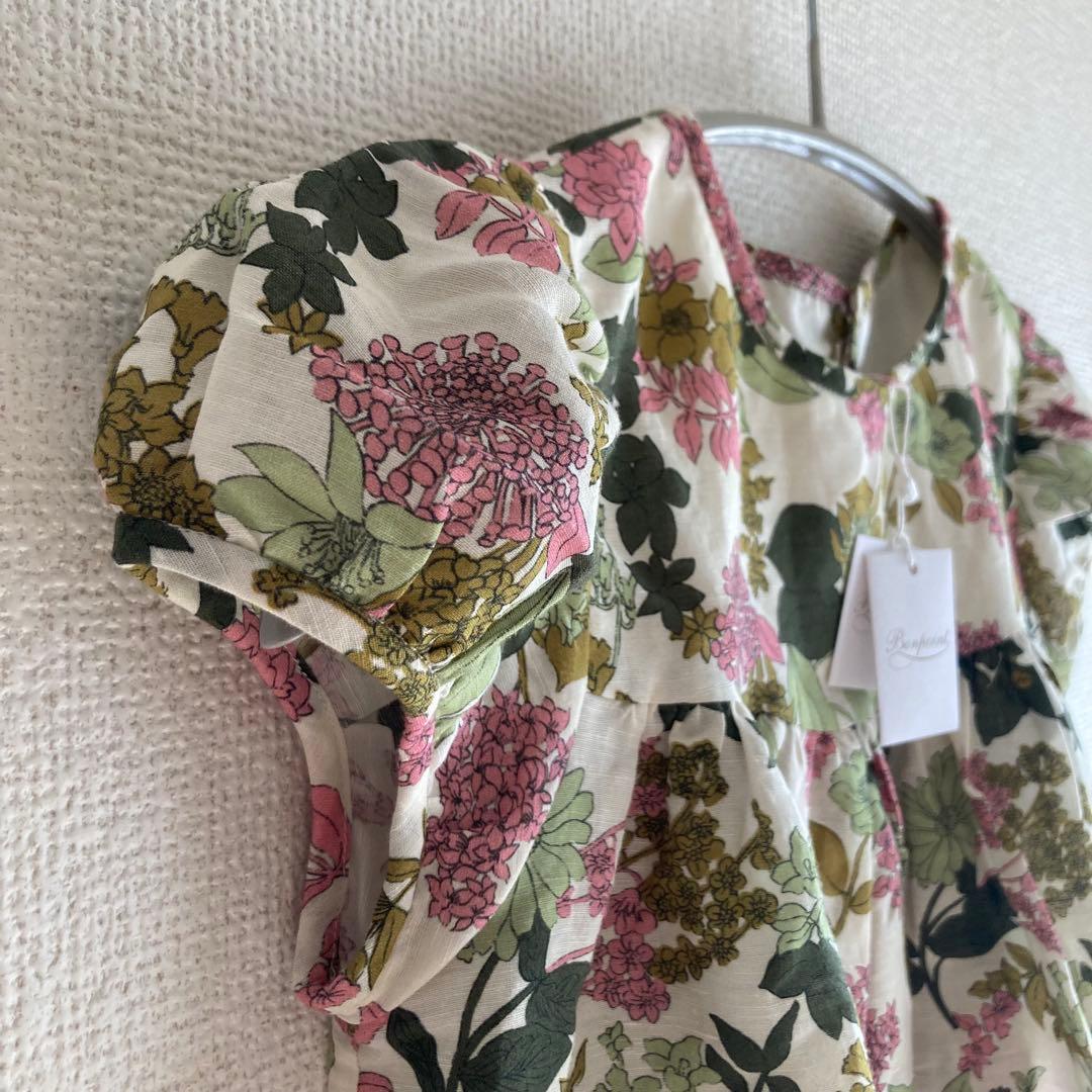 タグ付♡ボンポワン｜リネンコットン サンドレス✾リゾートワンピース