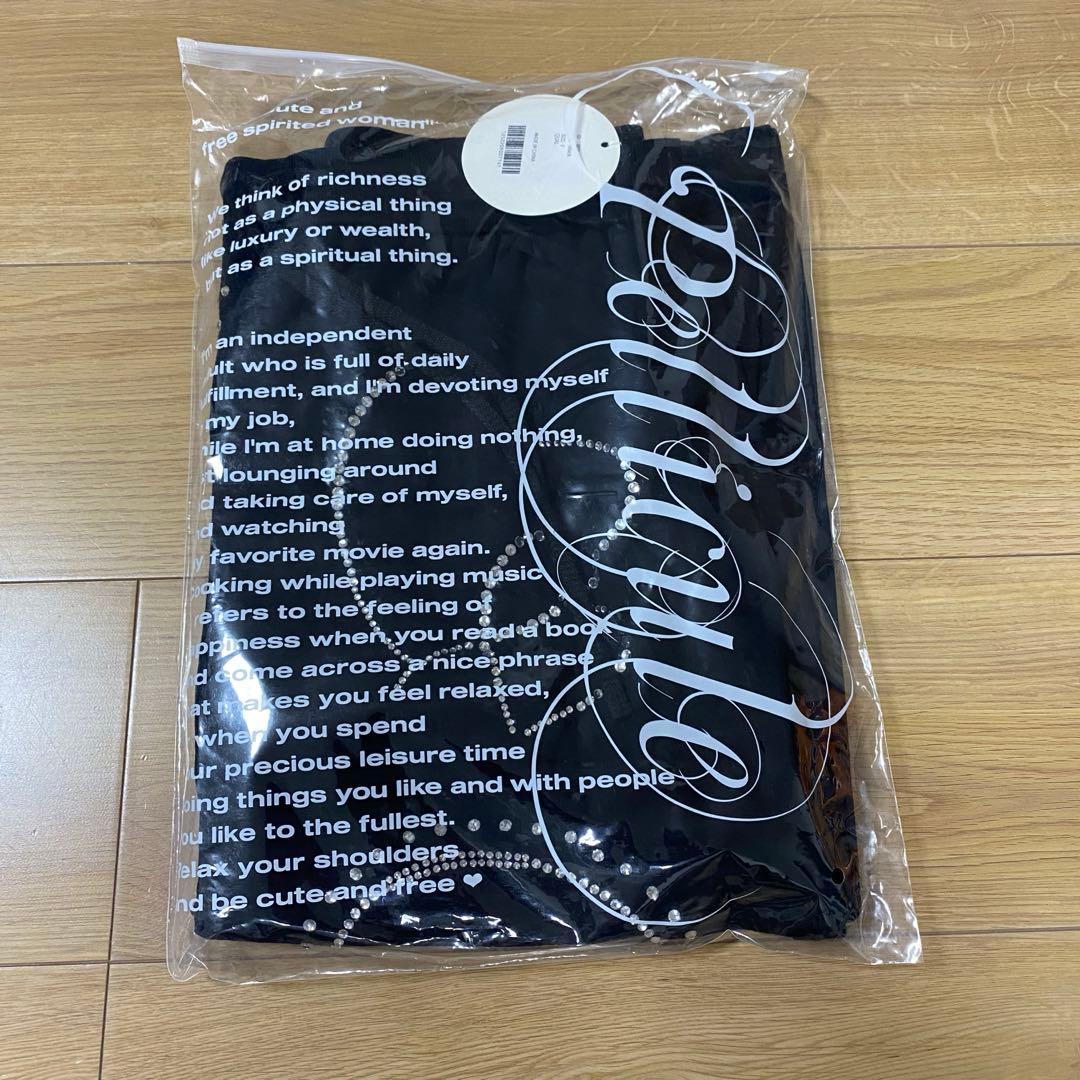 PELLICULE stone-deco sweat pants ペリキュール